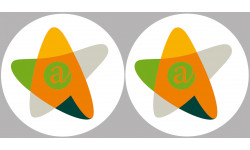 L'Aveyron 12  - 2fois 5cm - Sticker/autocollant