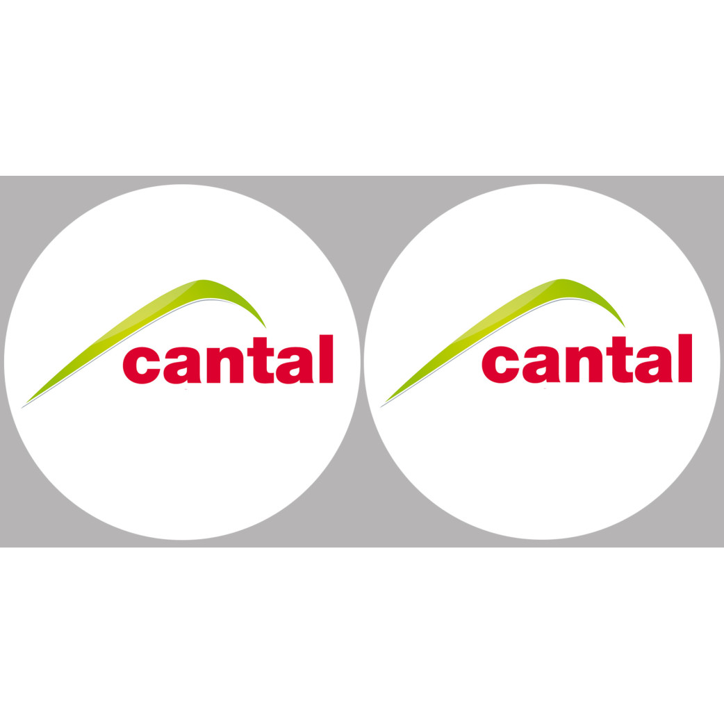 Cantal 15  - 2fois 5cm - Sticker/autocollant