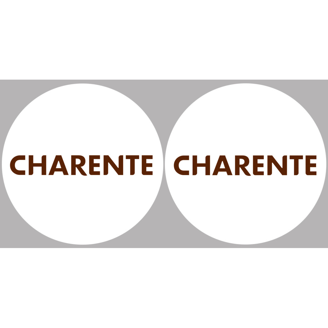 La Charente 16  - 2fois 5cm - Sticker/autocollant