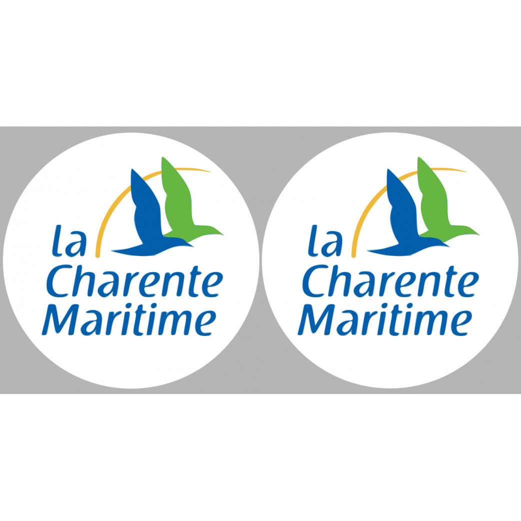 La Charente Maritime 17  - 2fois 5cm - Sticker/autocollant
