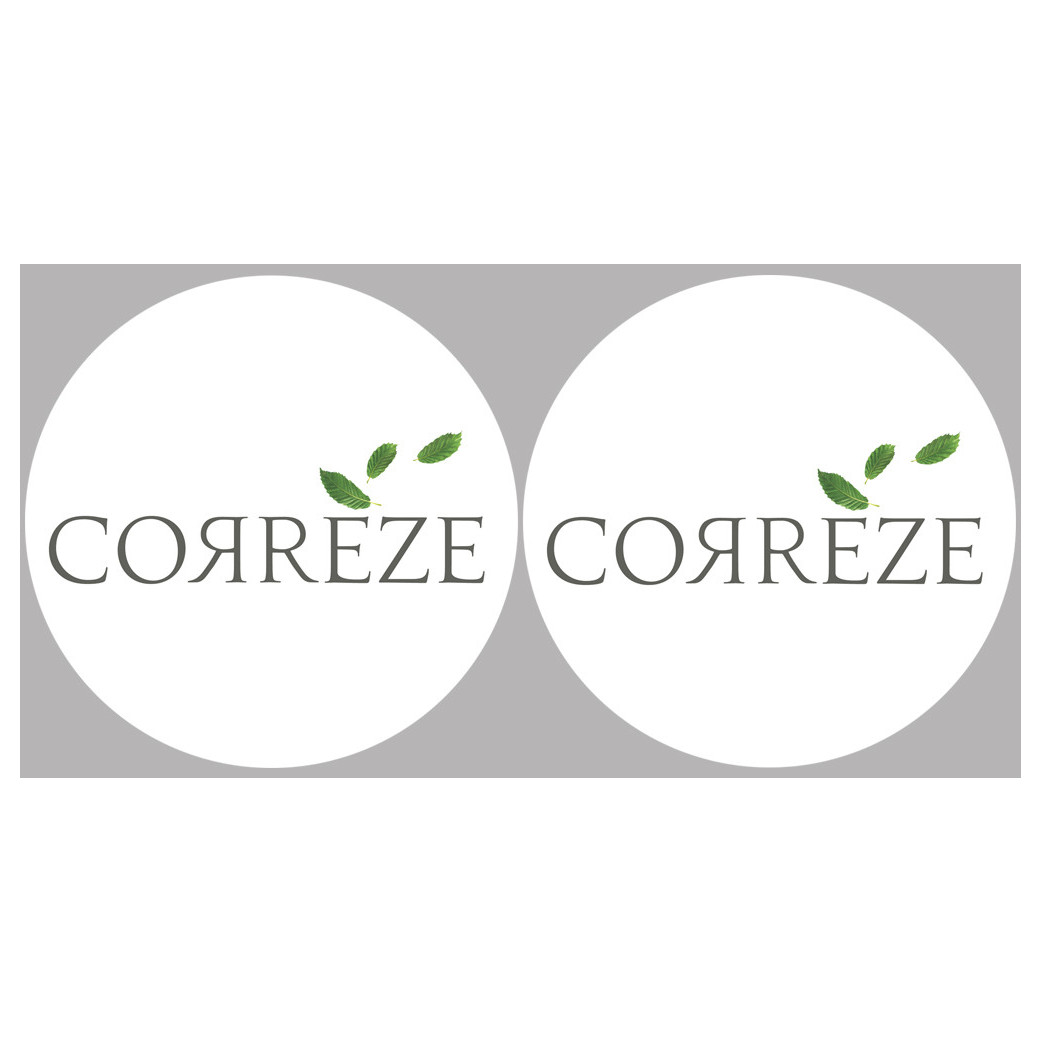 La Corrèze 19 - 2fois 5cm - Sticker/autocollant