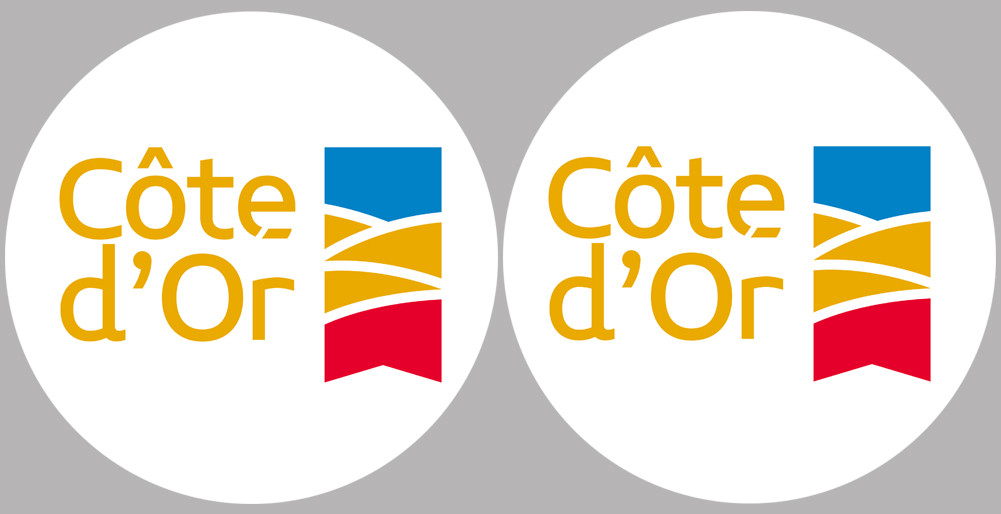 La Côte d'Or 21 - 2fois 5cm - Sticker/autocollant