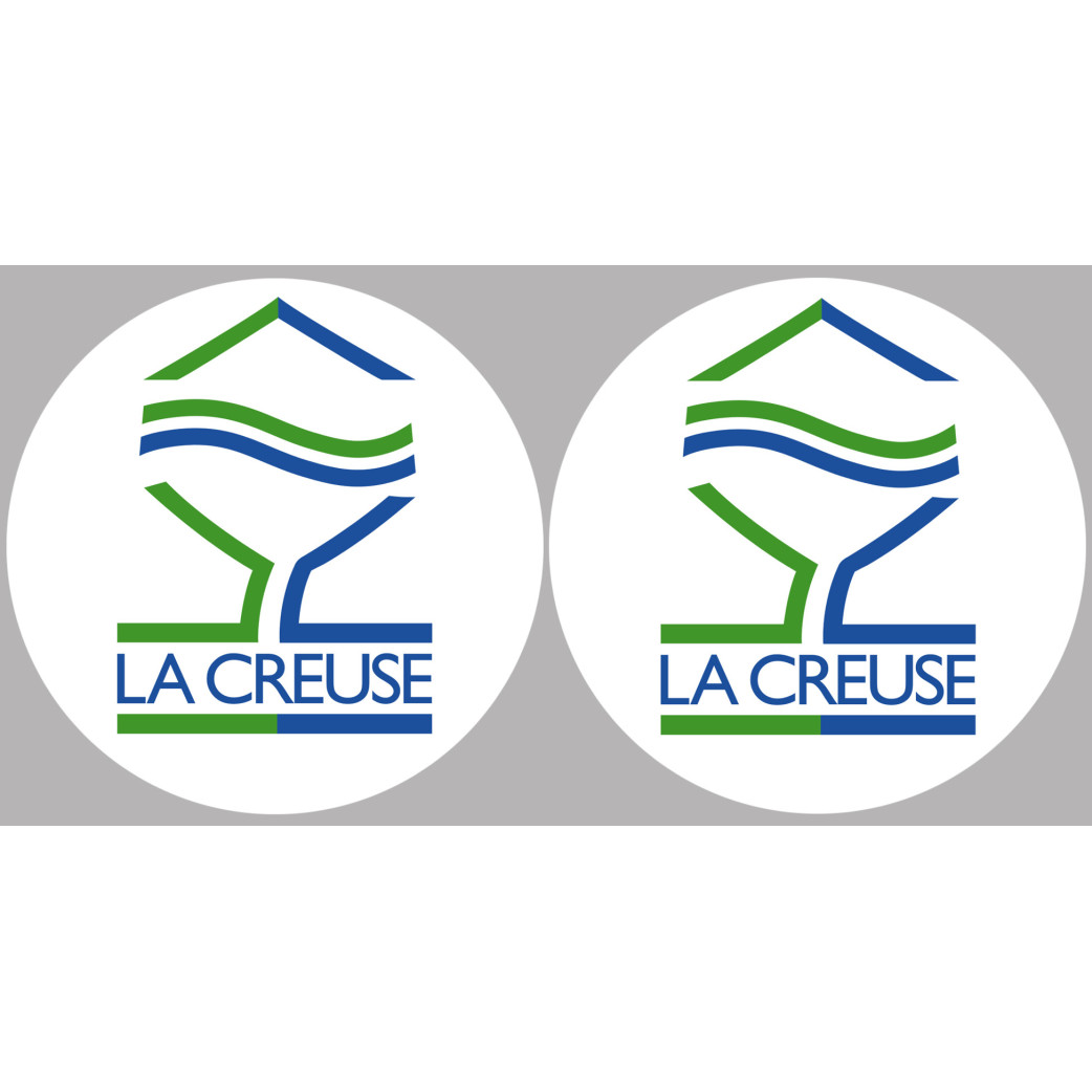 la Creuse  (2fois 5cm) - Sticker/autocollant