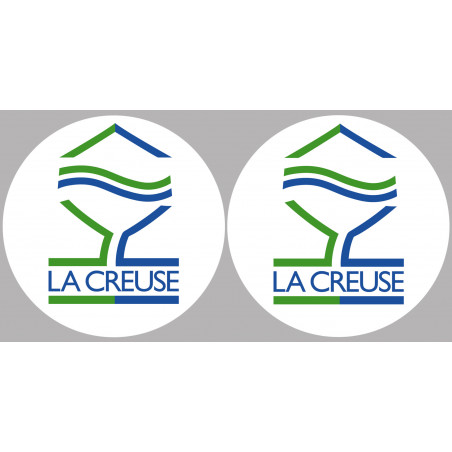 la Creuse (2fois 5cm) - Sticker/autocollant la Creuse (2fois 5cm) - Sticker/autocollant