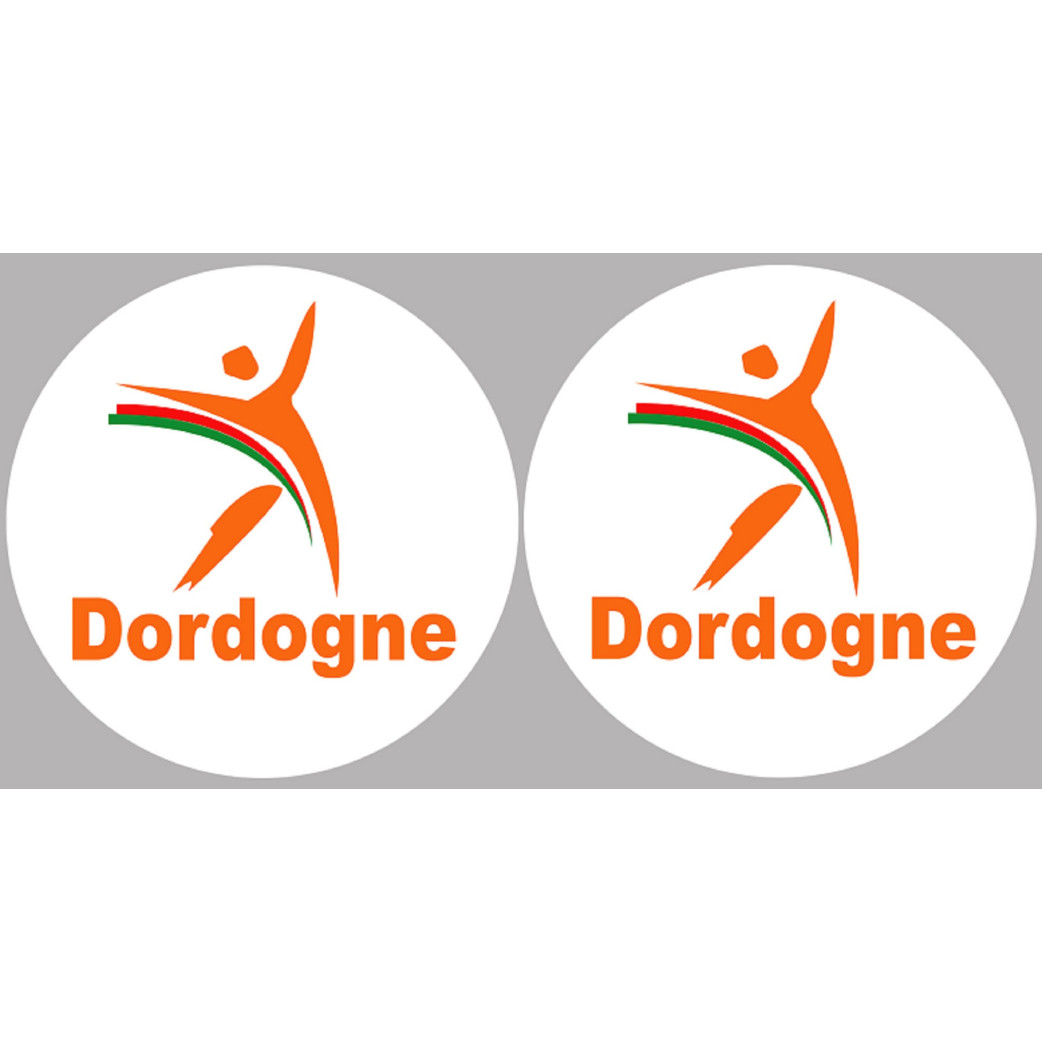 Dordogne (2fois 5cm) - Sticker/autocollant