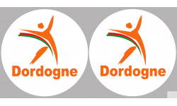 Dordogne (2fois 5cm) - Sticker/autocollant