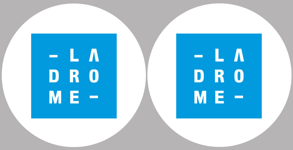 la Drôme (2fois 5cm) - Sticker/autocollant