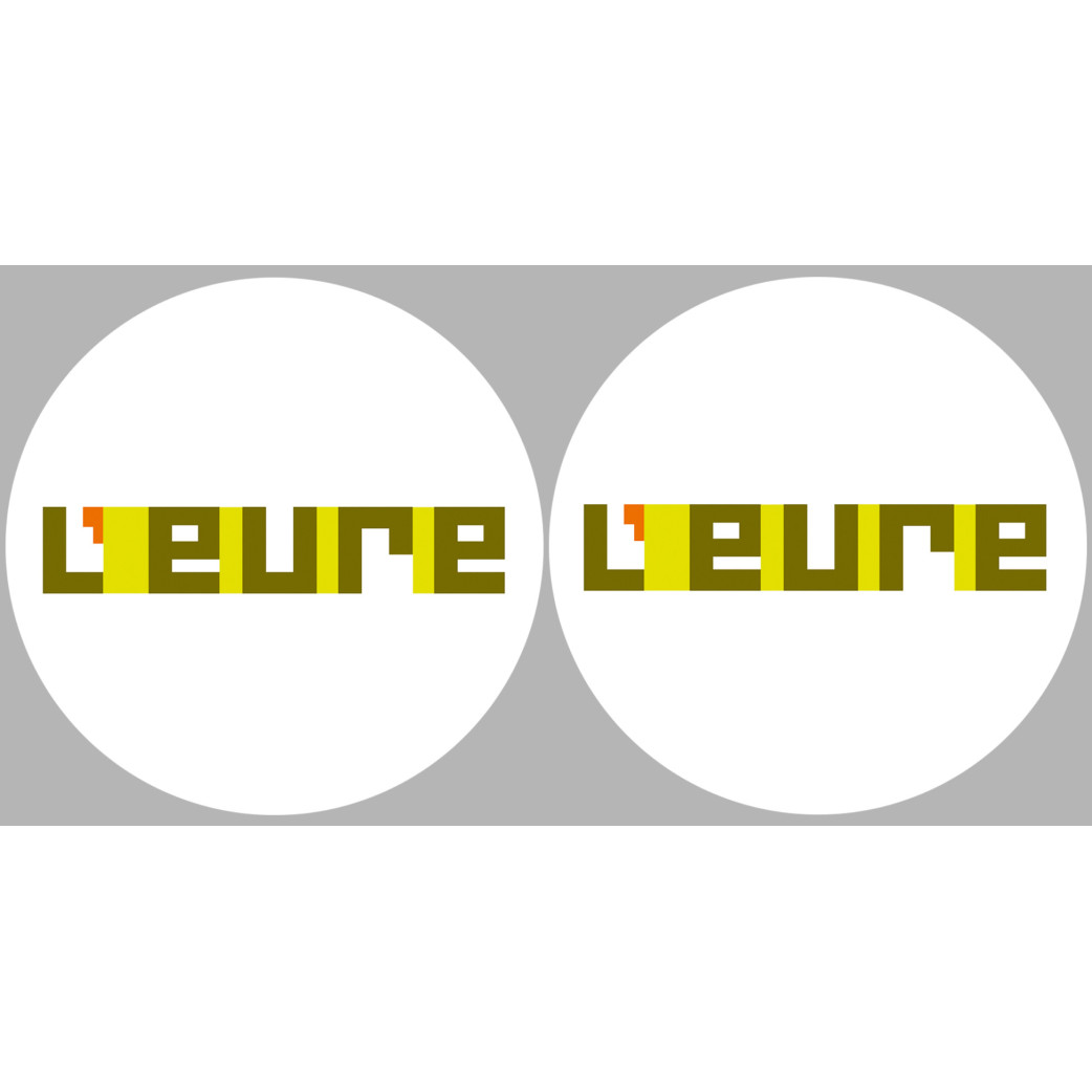 l'Eure (2fois 5cm) - Sticker/autocollant