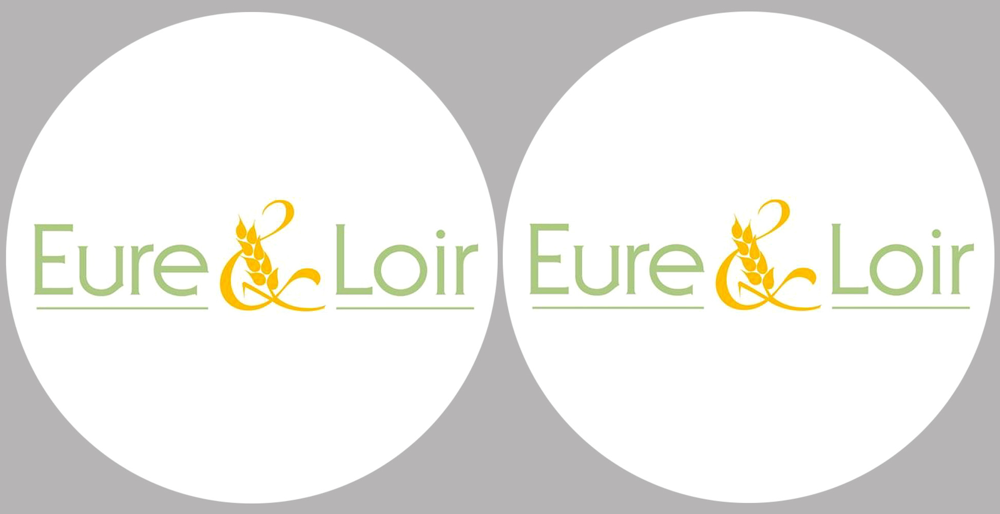l'Eure et Loir (2fois 5cm) - Sticker/autocollant