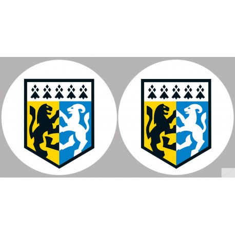 Finistère (2fois 5cm) - Sticker/autocollant