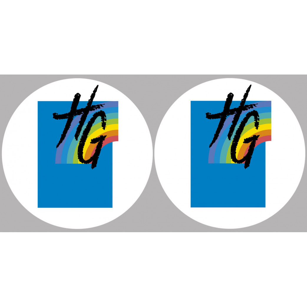 la Haute Garonne (2fois 5cm) - Sticker/autocollant