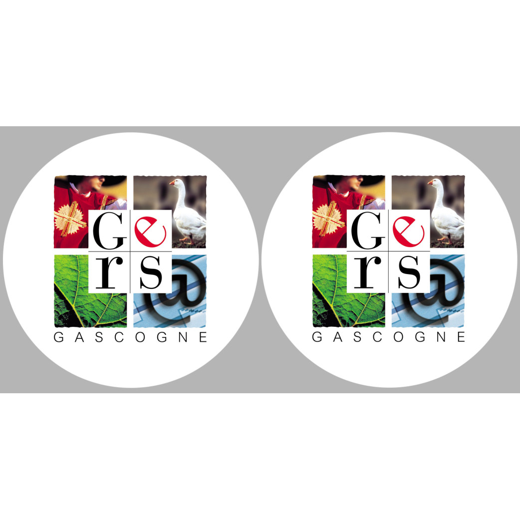 le Gers (2fois 5cm) - Sticker/autocollant