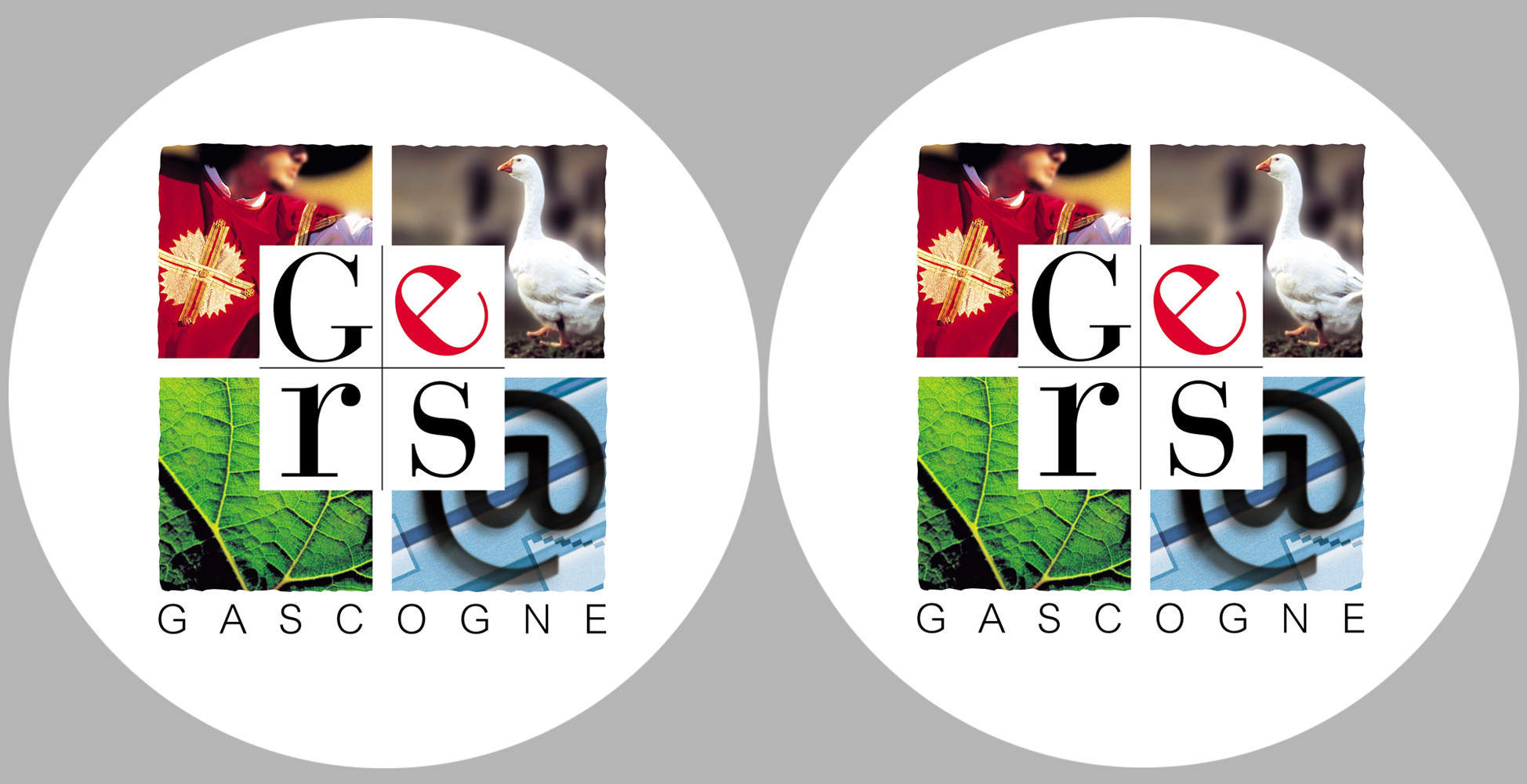 le Gers (2fois 5cm) - Sticker/autocollant