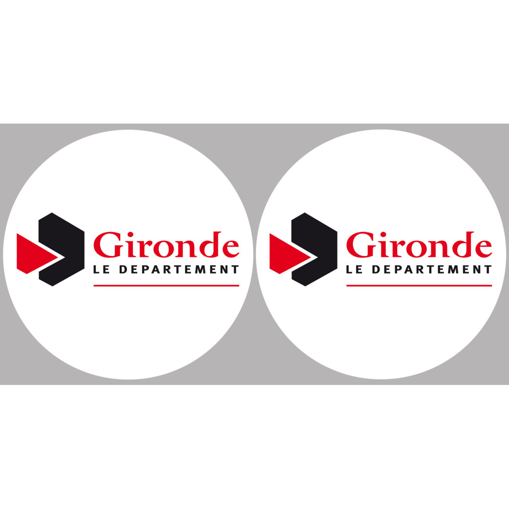 la Gironde (2fois 5cm) - Sticker/autocollant