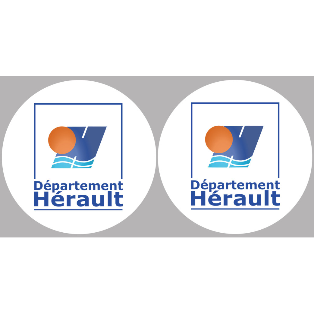 l'Hérault (2fois 5cm) - Sticker/autocollant