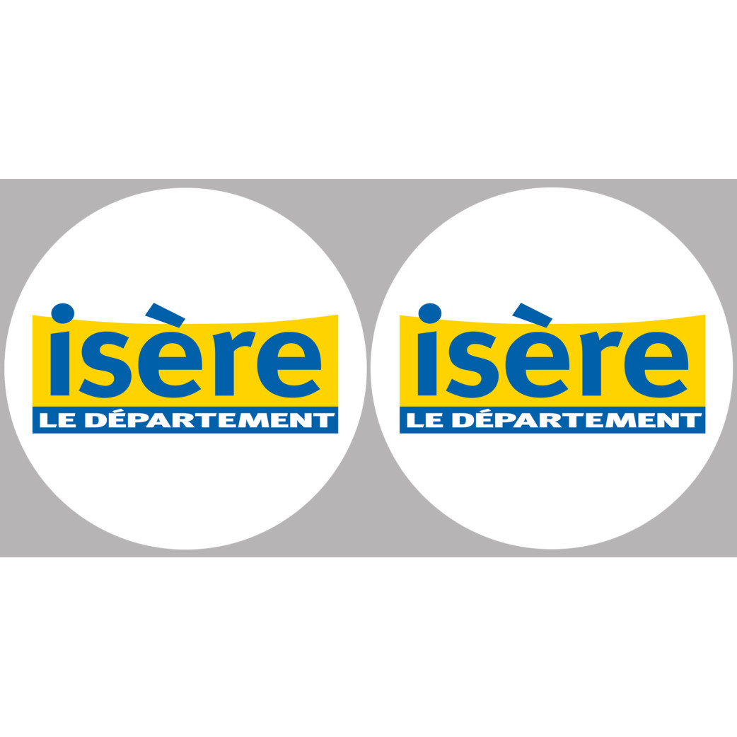 Isère (2fois 5cm) - Sticker/autocollant