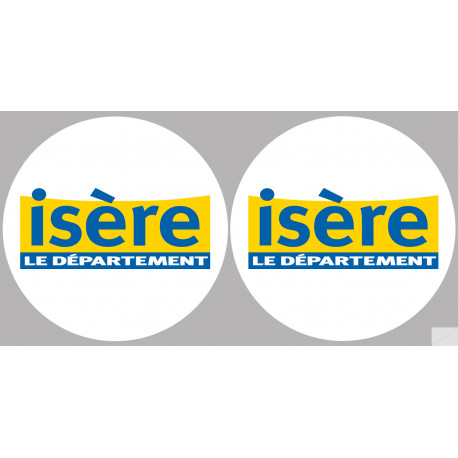 Isère (2fois 5cm) - Sticker/autocollant