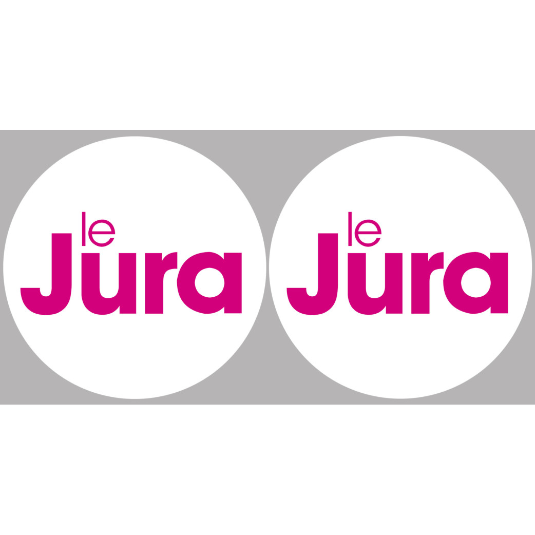 le Jura (2fois 5cm) - Sticker/autocollant