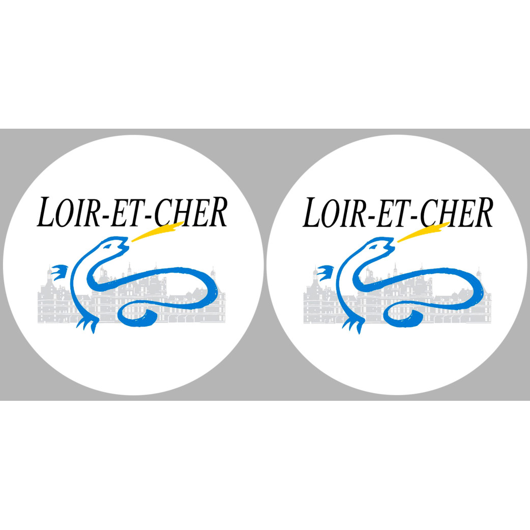 le Loir et Cher (2fois 5cm) - Sticker/autocollant