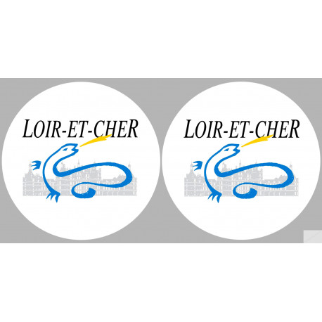 le Loir et Cher (2fois 5cm) - Sticker/autocollant