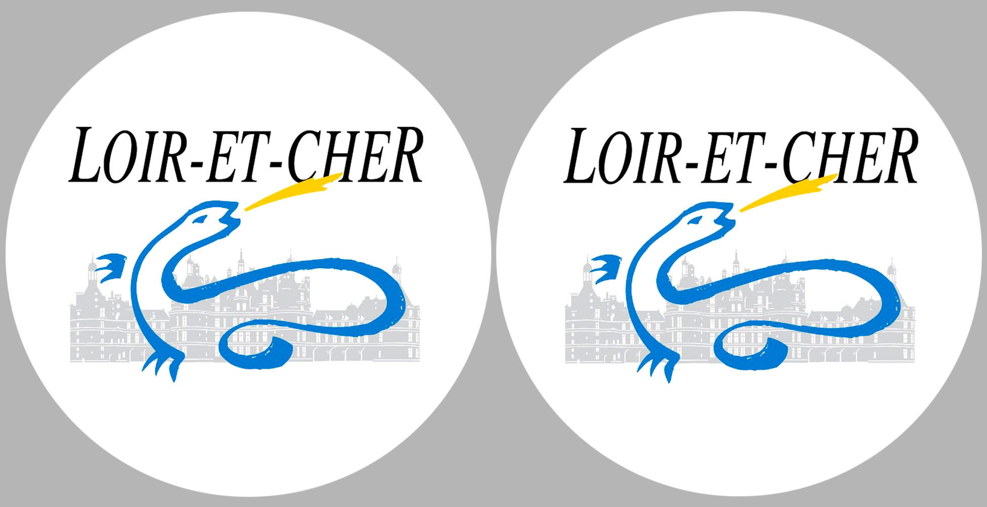 le Loir et Cher (2fois 5cm) - Sticker/autocollant