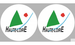 la Haute Loire (2fois 5cm) - Sticker/autocollant