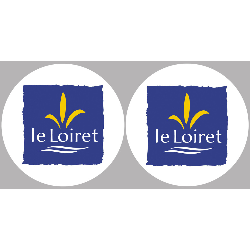 le Loiret (2fois 5cm) - Sticker/autocollant