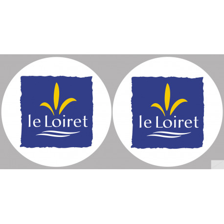 le Loiret (2fois 5cm) - Sticker/autocollant