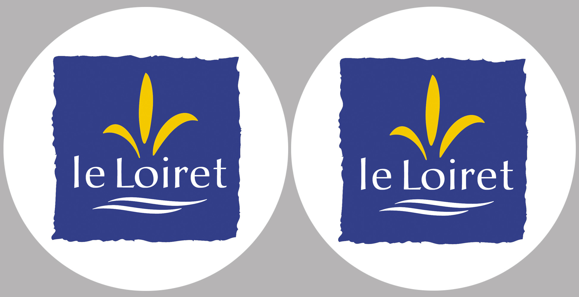 le Loiret (2fois 5cm) - Sticker/autocollant