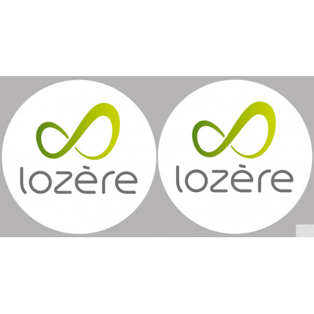 la Lozère (2fois 5cm) - Sticker/autocollant