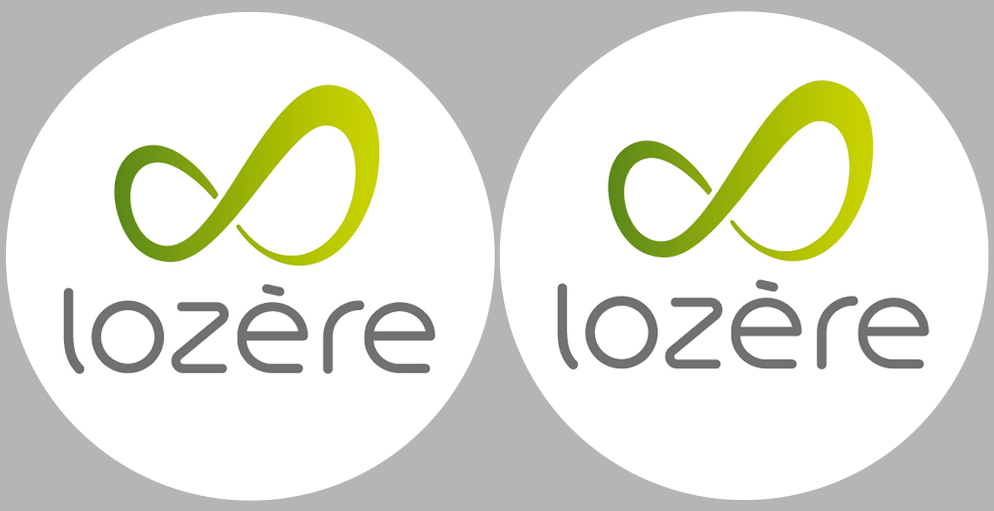 la Lozère (2fois 5cm) - Sticker/autocollant