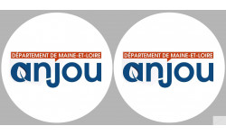 l'Anjou (2fois 5cm) - Sticker/autocollant