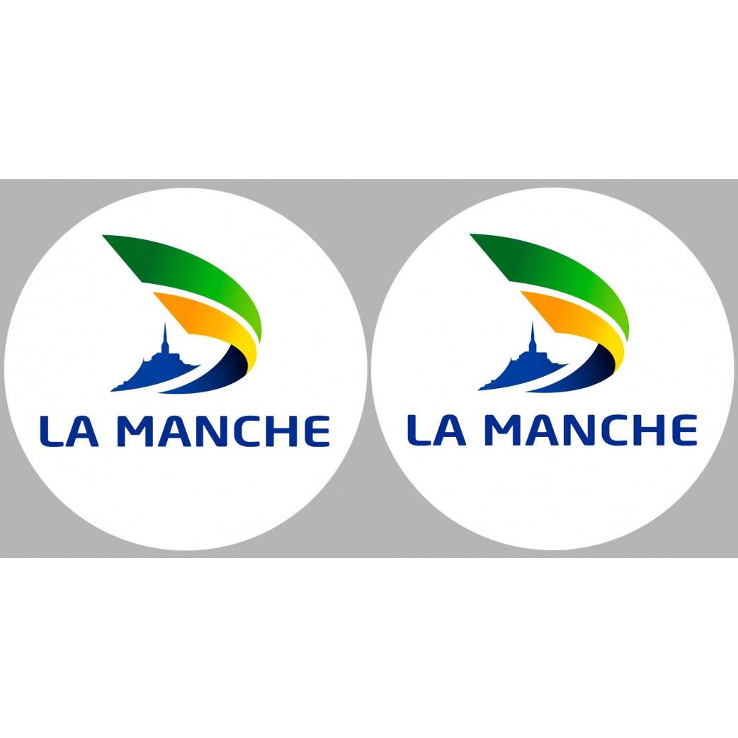 la Manche (2fois 5cm) - Sticker/autocollant