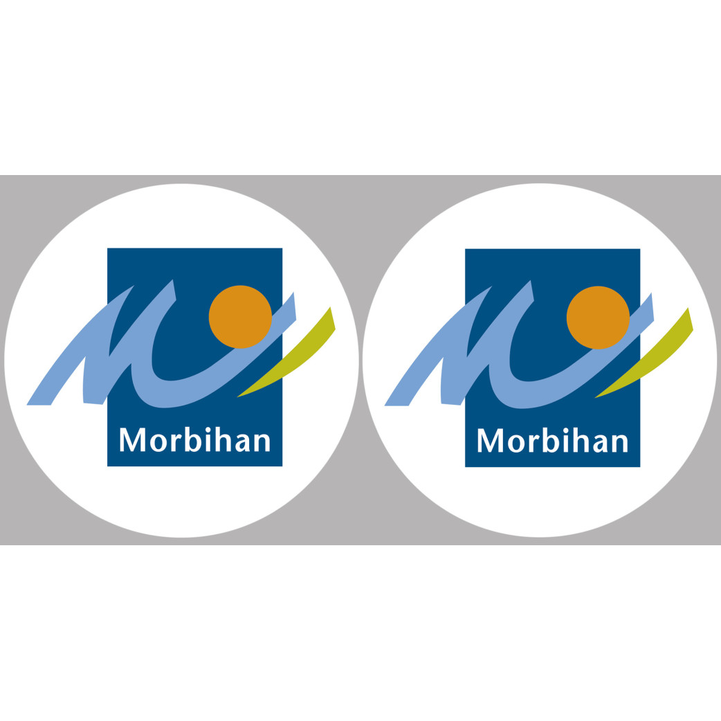 le Morbihan (2fois 5cm) - Sticker/autocollant
