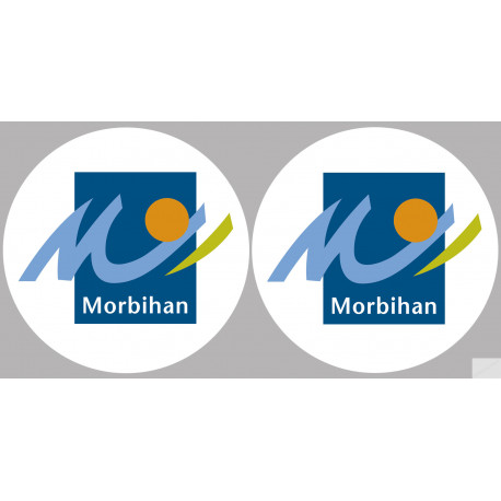 le Morbihan (2fois 5cm) - Sticker/autocollant