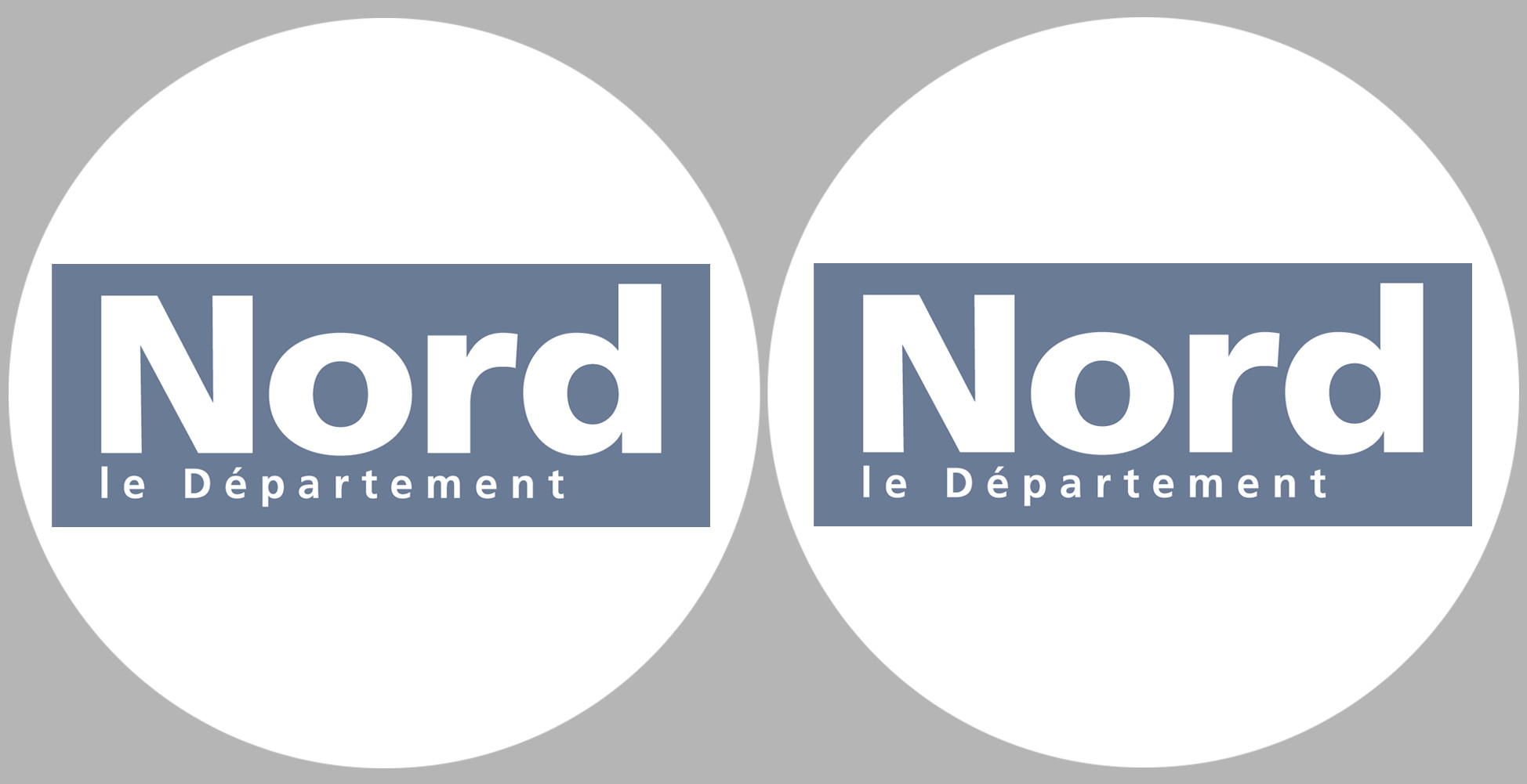 le Nord (2fois 5cm) - Sticker/autocollant