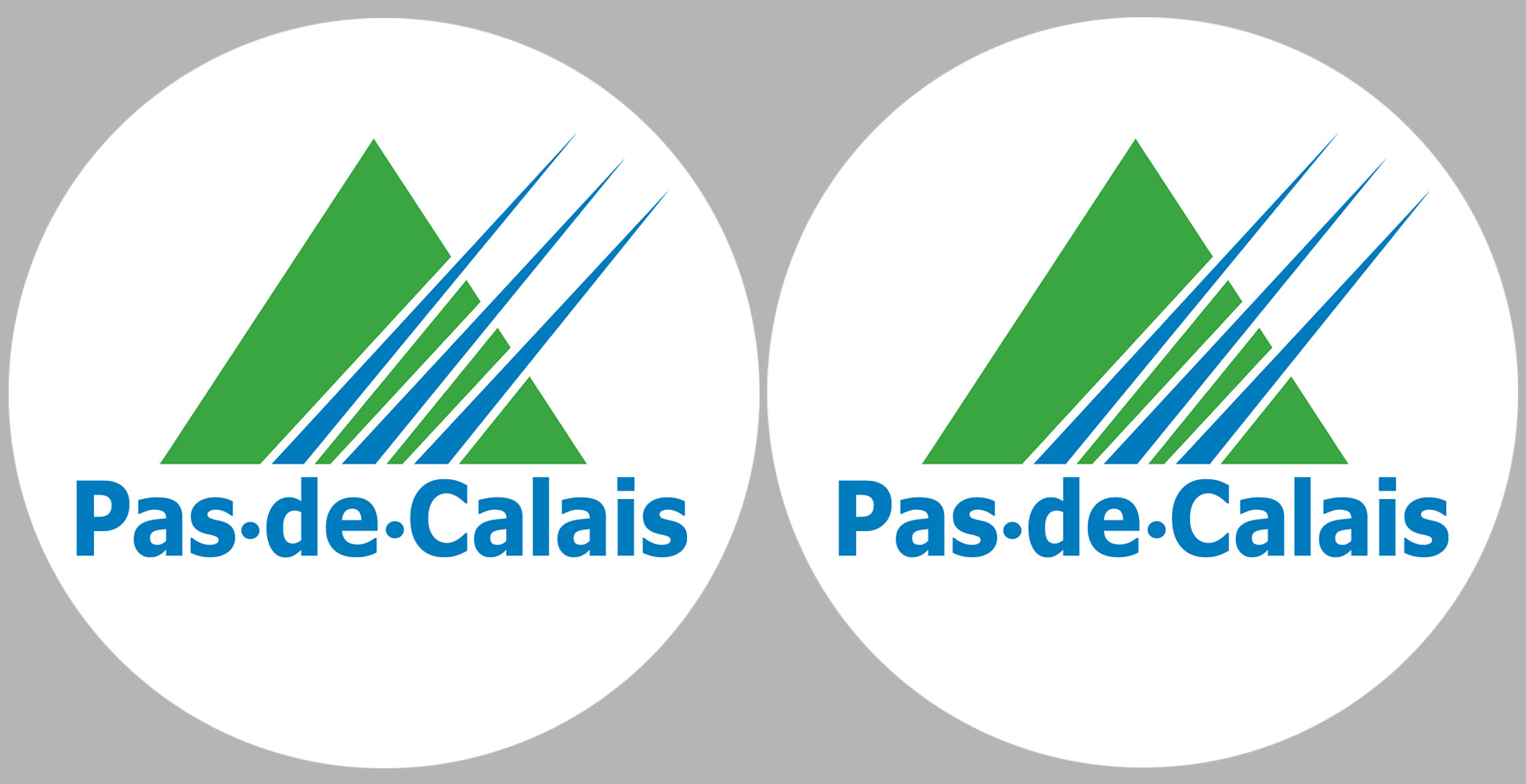 le Pas-de-Calais (2fois 5cm) - Sticker/autocollant