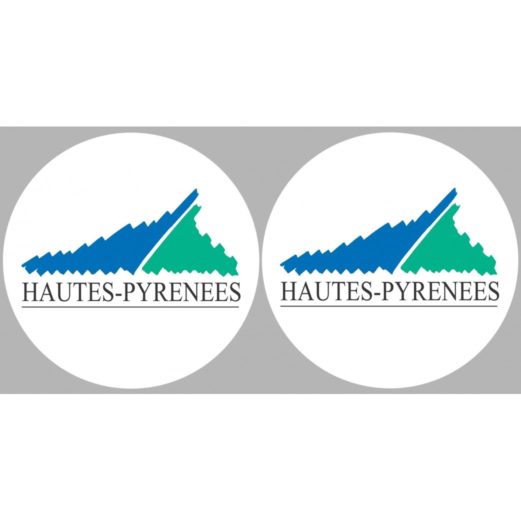 les Hautes-Pyrénées (2fois 5cm) - Sticker/autocollant