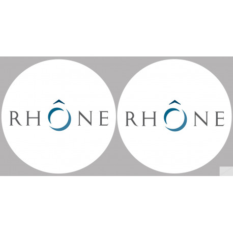 le Rhône (2fois 5cm) - Sticker/autocollant