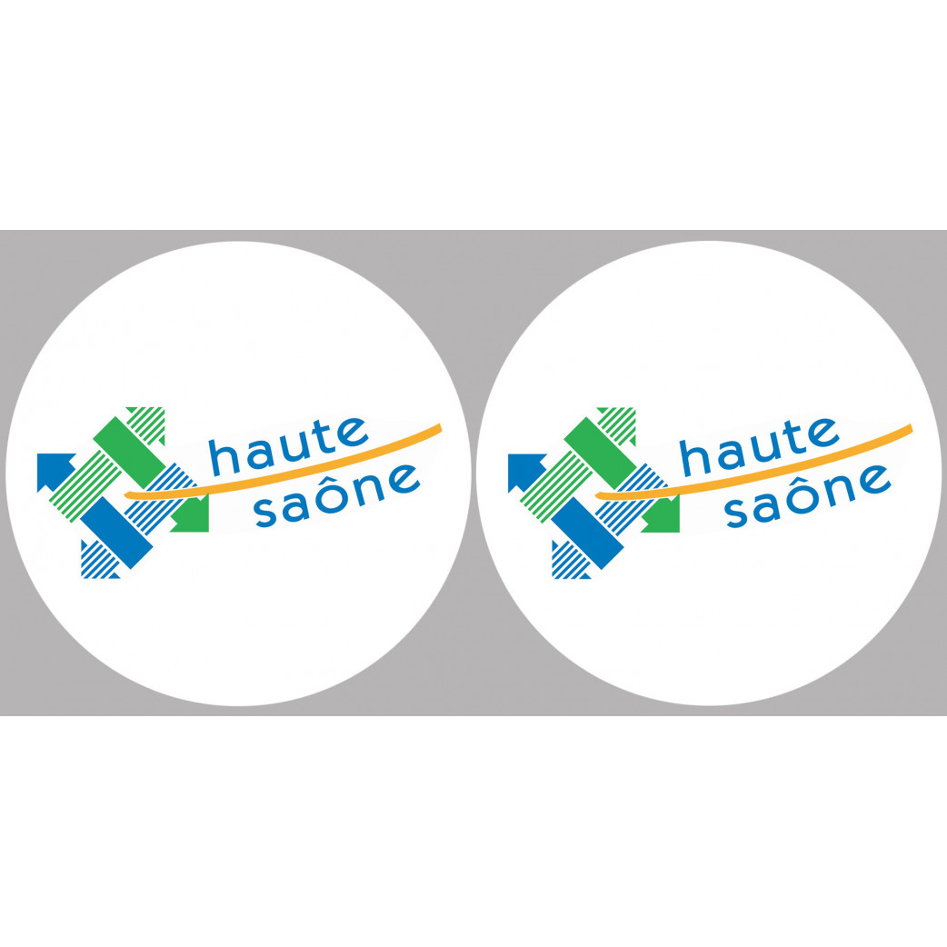 la Haute Saône (2fois 5cm) - Sticker/autocollant