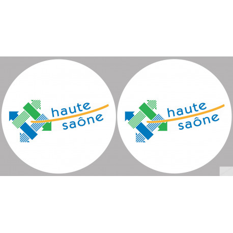 la Haute Saône (2fois 5cm) - Sticker/autocollant