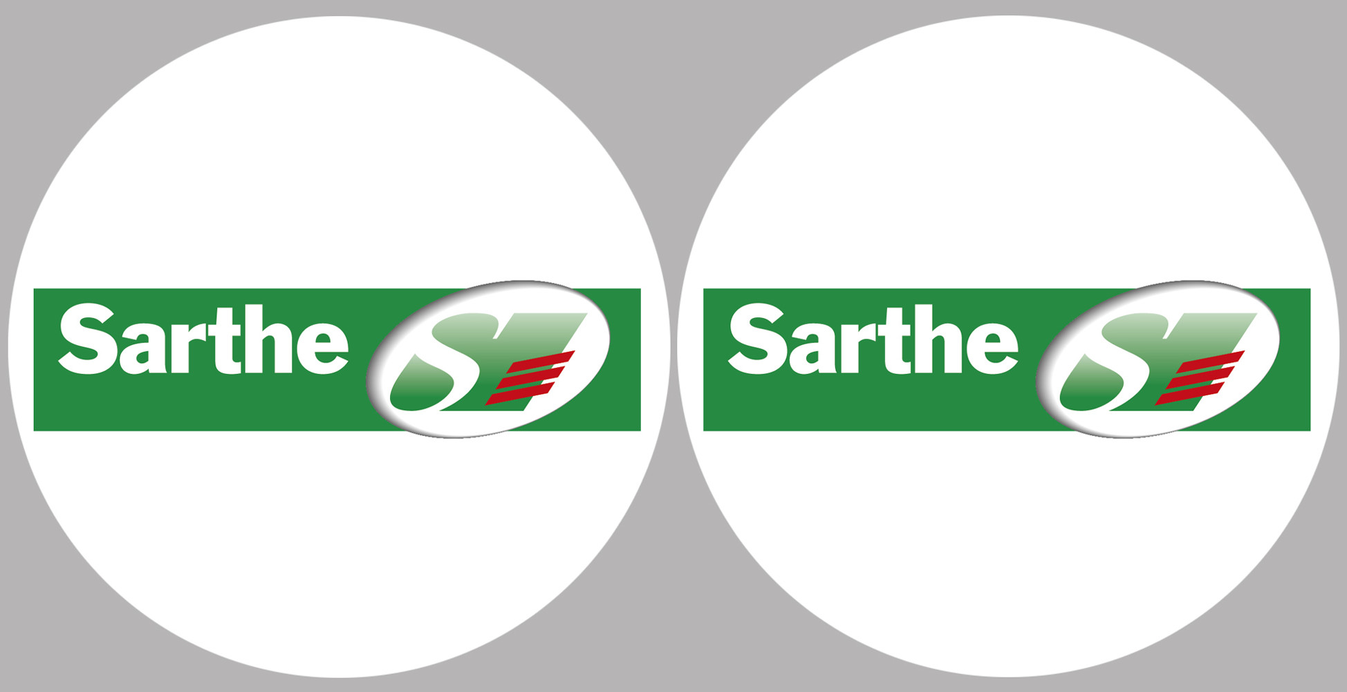 la Sarthe (2fois 5cm) - Sticker/autocollant