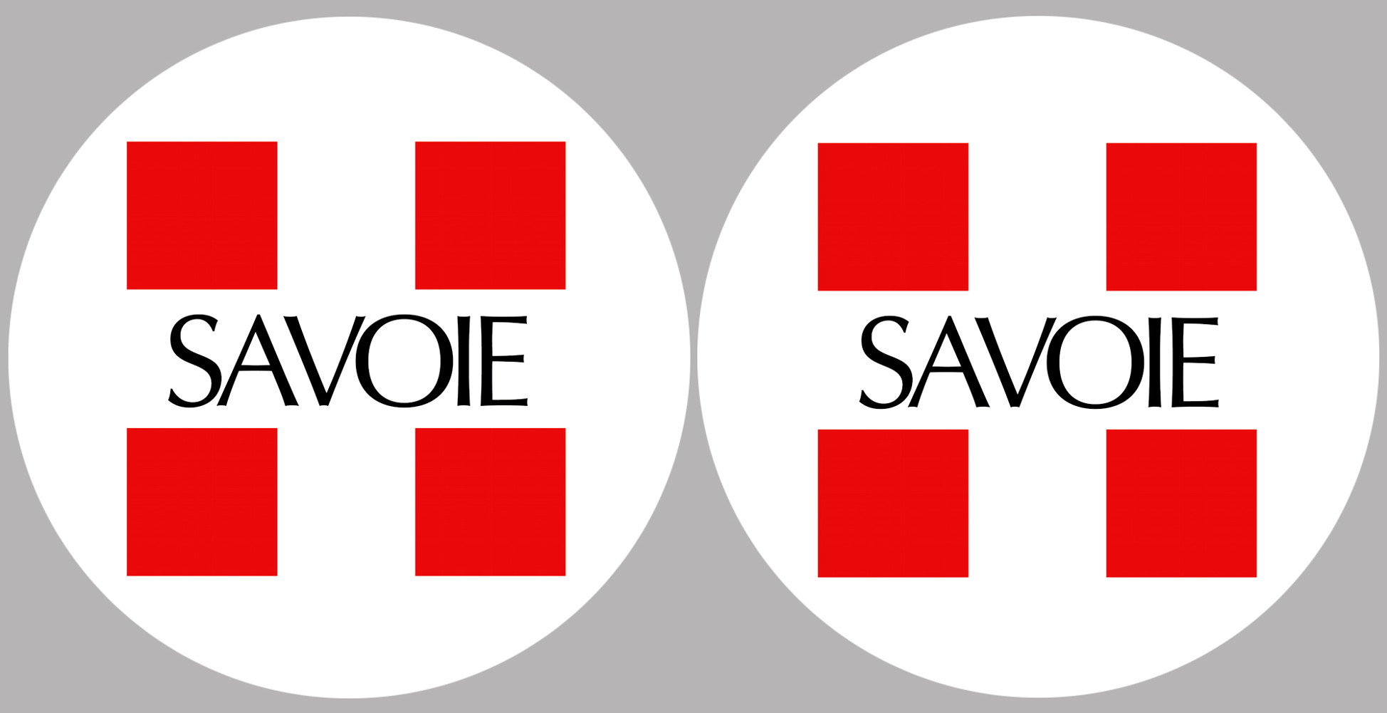 la Savoie (2fois 5cm) - Sticker/autocollant