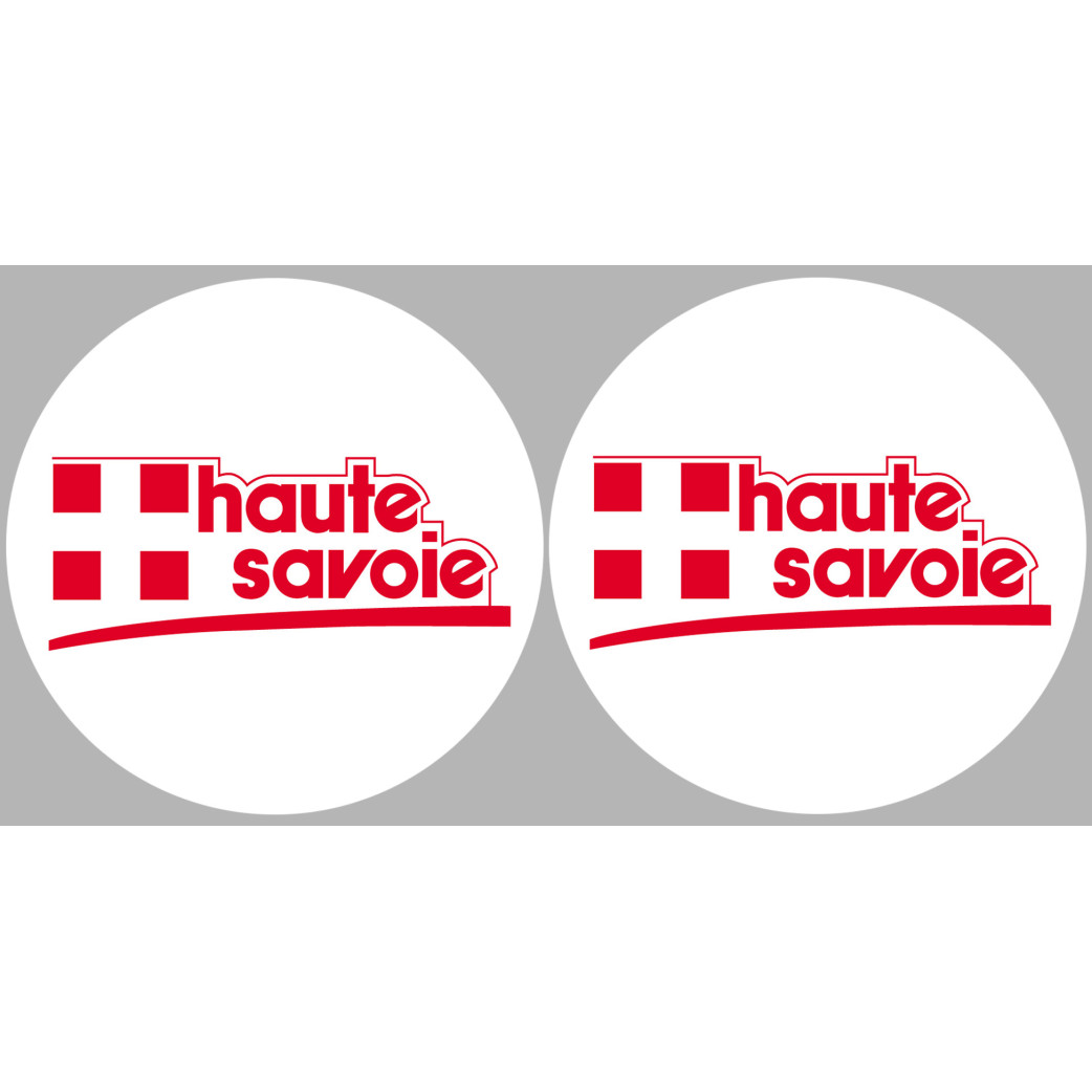 la Haute Savoie (2fois 5cm) - Sticker/autocollant