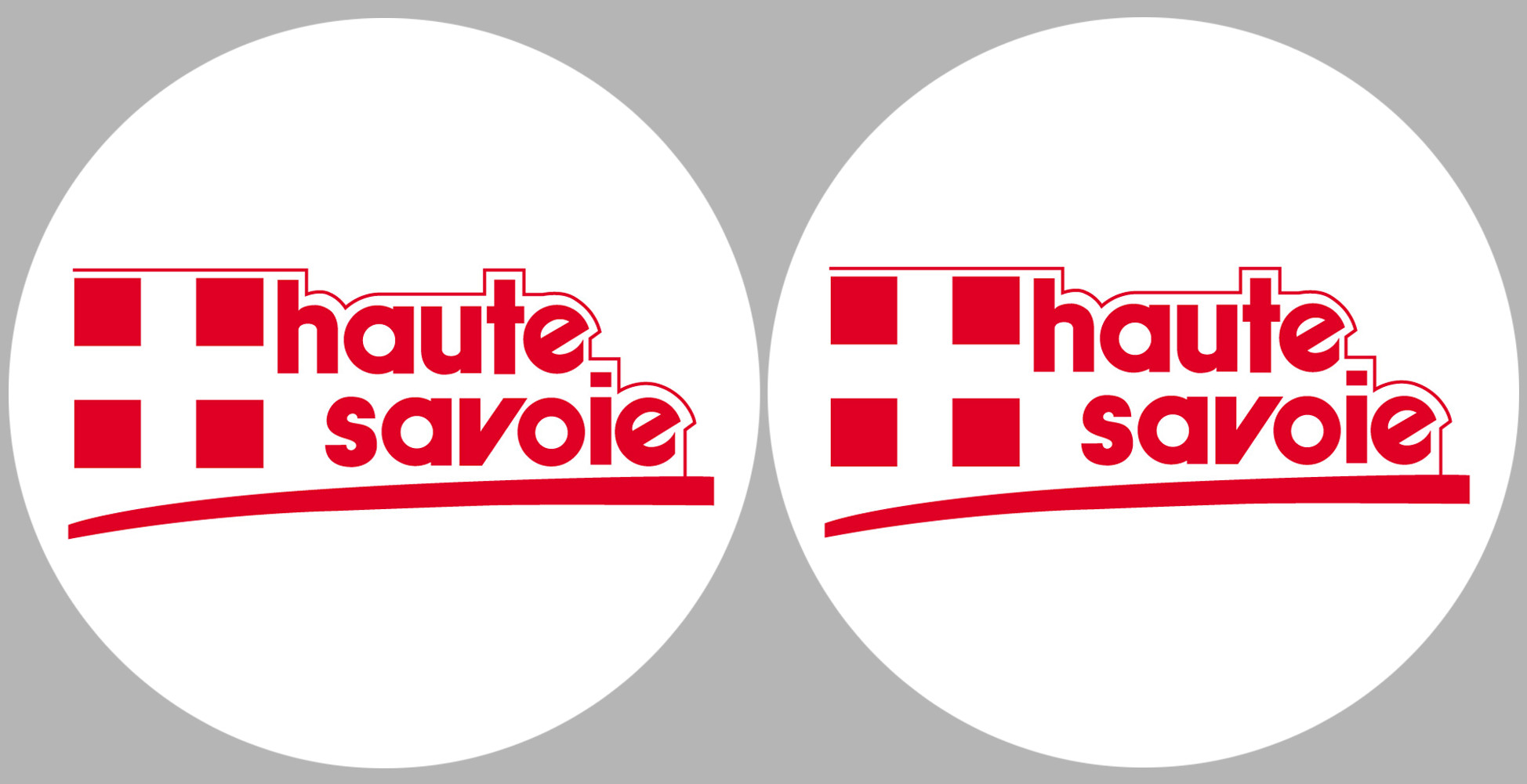 la Haute Savoie (2fois 5cm) - Sticker/autocollant