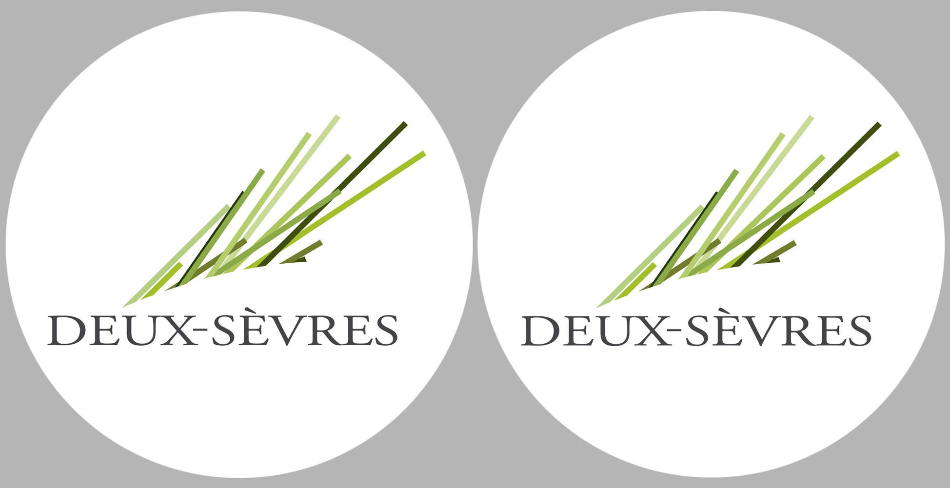 les Deux-Sèvres (2fois 5cm) - Sticker/autocollant