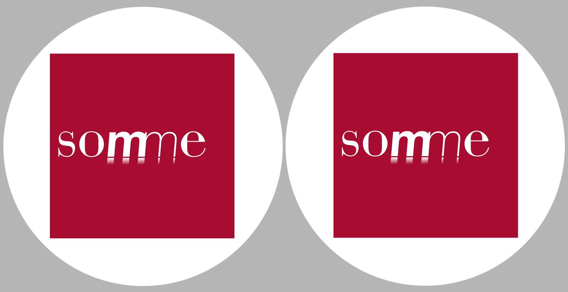 la Somme (2fois 5cm) - Sticker/autocollant
