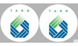le Tarn (2fois 5cm) - Sticker/autocollant