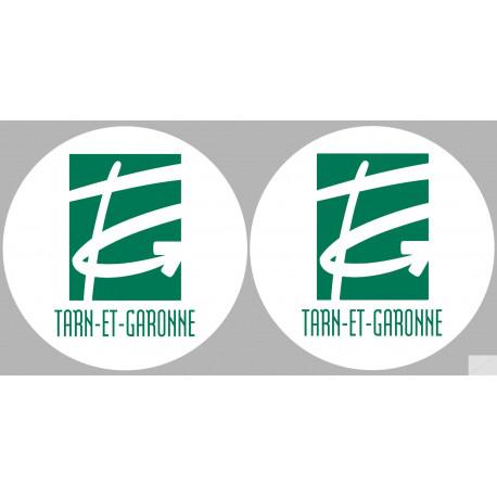 le Tarn et Garonne (2fois 5cm) - Sticker/autocollant