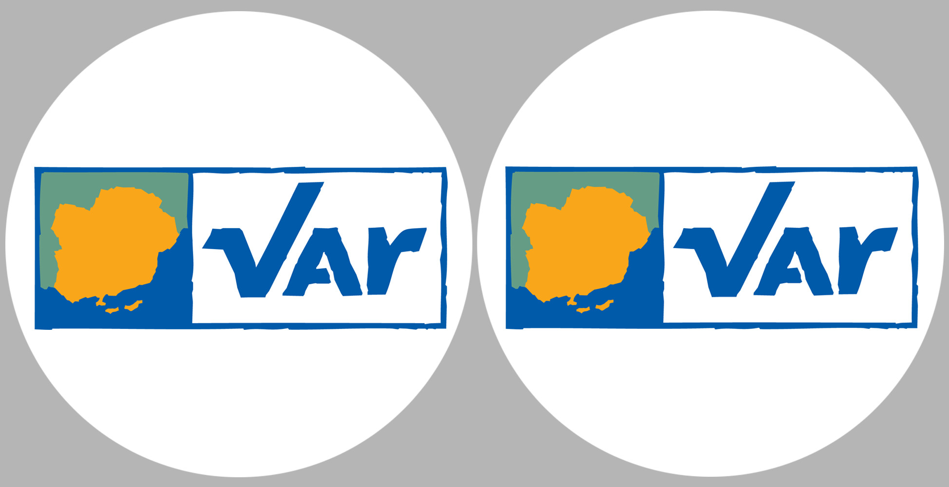 le Var (2fois 5cm) - Sticker/autocollant